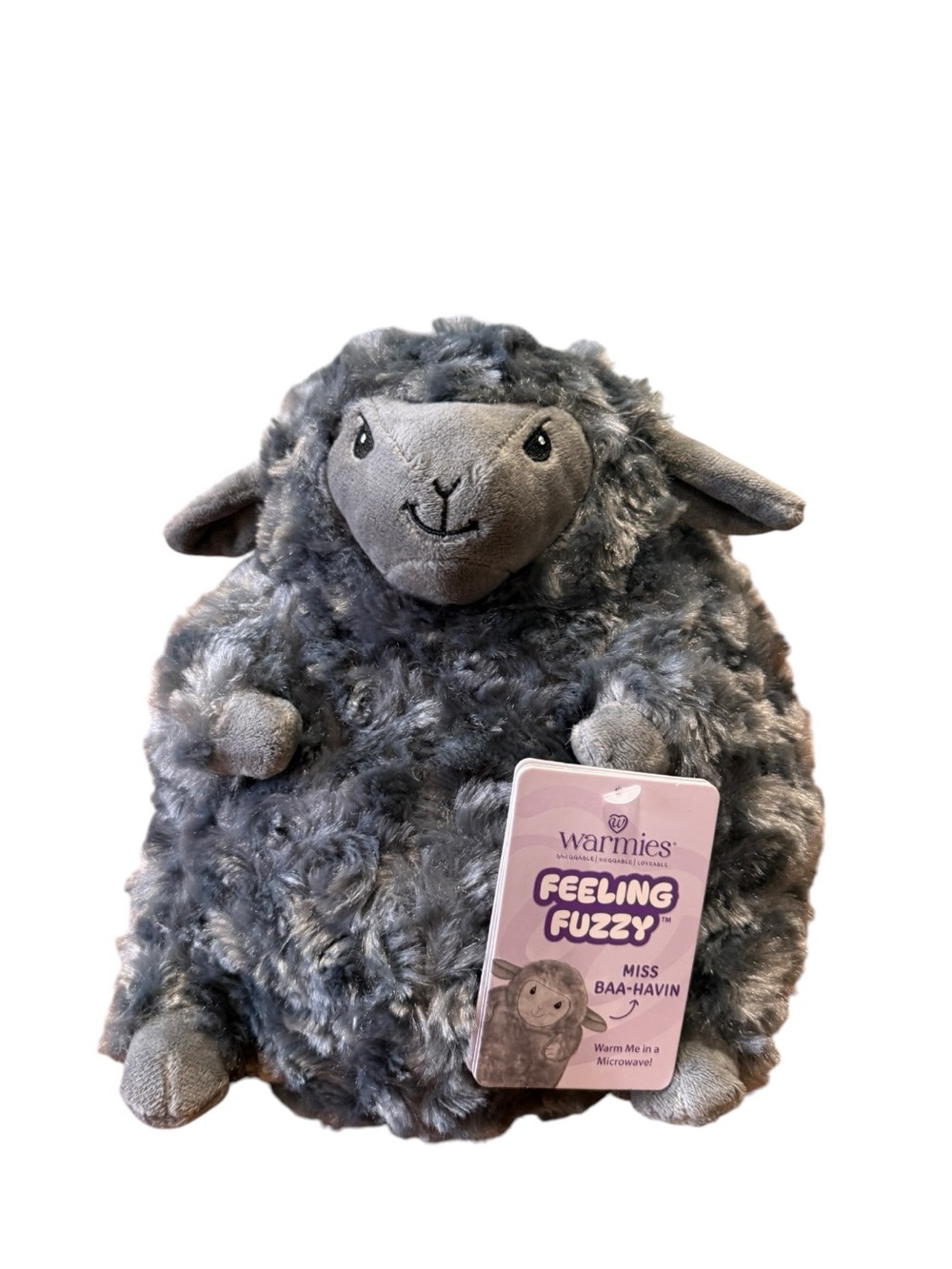 Sheep Warmies Stuffed Animal Feeling Fuzzy MISS BAA-HAVEN Lavender Scented NWT - Picture 9 of 10